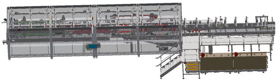 Machine d'emballage sous film thermorétractable pour bouteilles en plastique PET, 80 paquets/minute, sur mesure