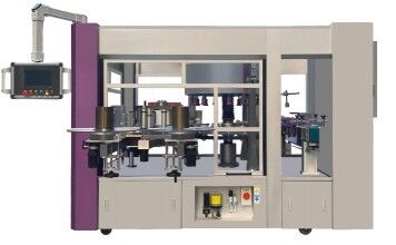 comprare 42000BPH Bottiglia quadrata rotonda PLC Controllo Automatico Hot Melt Labeling Machine online manufacture