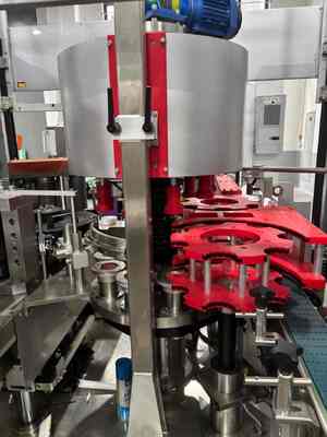 comprare Macchina di etichettatura della colla a fusione calda resistente tamburo regolabile adatta a vari contenitori rotondi online manufacture
