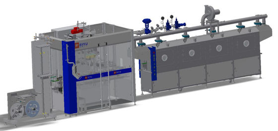 Bon prix Équipement de manchon thermorétractable à tête unique - Machine d'application automatique de manchons thermorétractables pour bouteilles rondes, carrées et plates en ligne