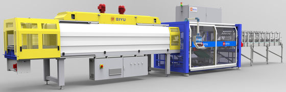 Bon prix Machine d'emballage sous film thermorétractable monocanal entièrement automatique 220V en ligne