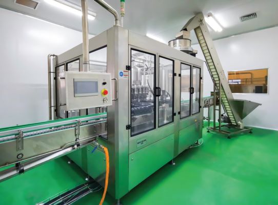 Buon prezzo 3.5kw Macchina automatica per l'imbottigliamento dell'acqua in bottiglia di vetro - Attrezzatura per il lavaggio, risciacquo e riempimento in linea