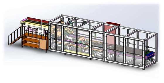 Goede prijs Dual-Lane Can Bottle Multi-Pack Wrapper Machine Vochtbestendige 2x4 Pack Config online